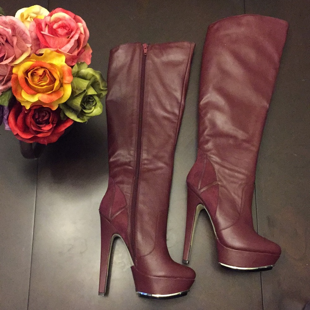 Penny Loves Kenny Knee Boots (some suede)